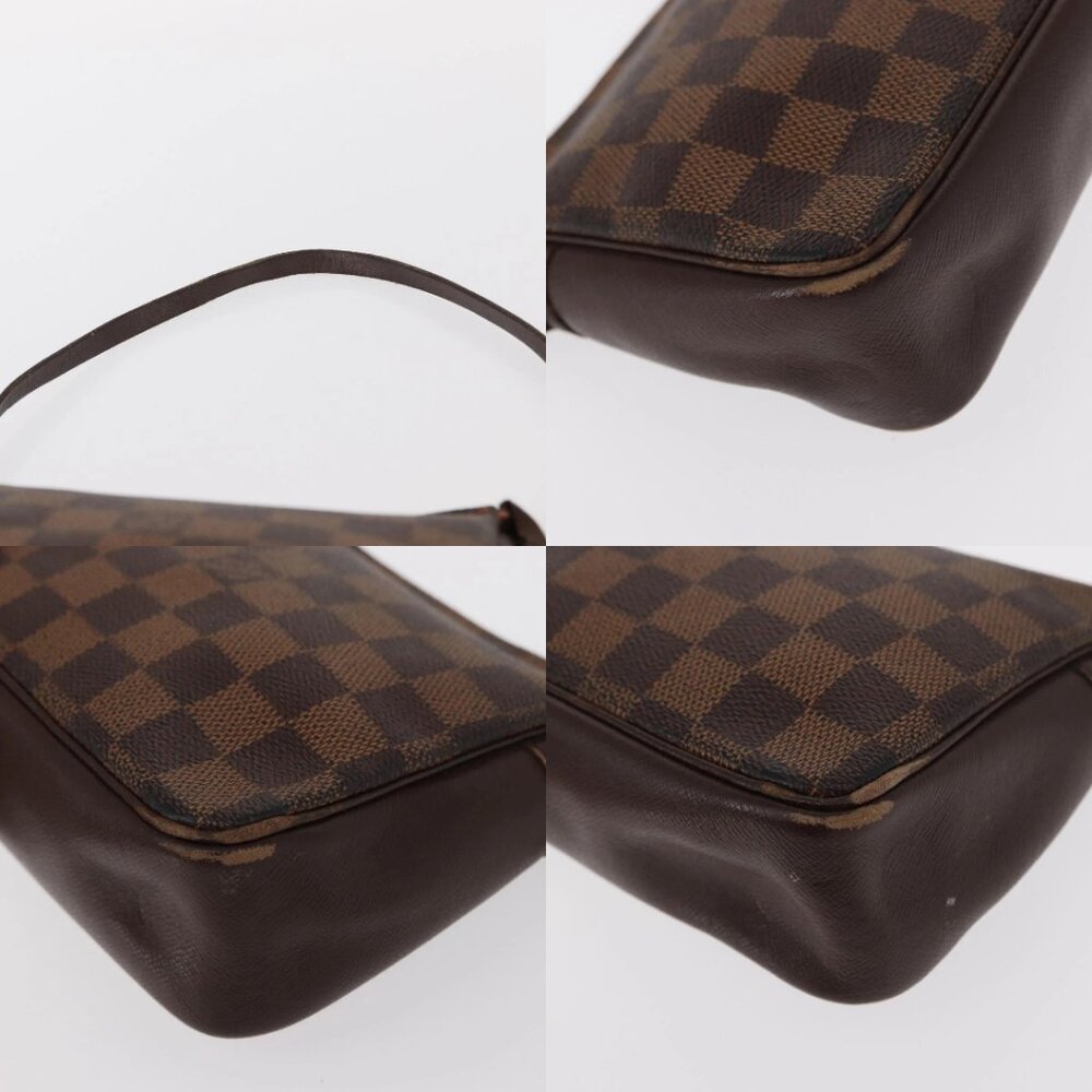 LOUIS VUITTON Damier Ebene Trousse Makeup Pouch N51982 LV Auth 156698 - Picture 14 of 15